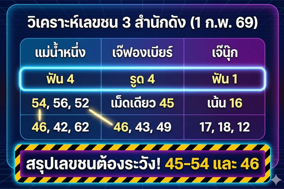 เลขเด็ด เลขดัง